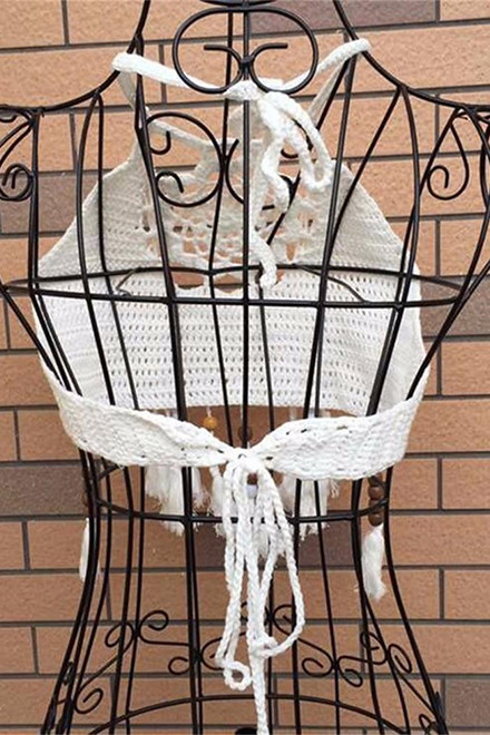 Bikini len móc Crochet