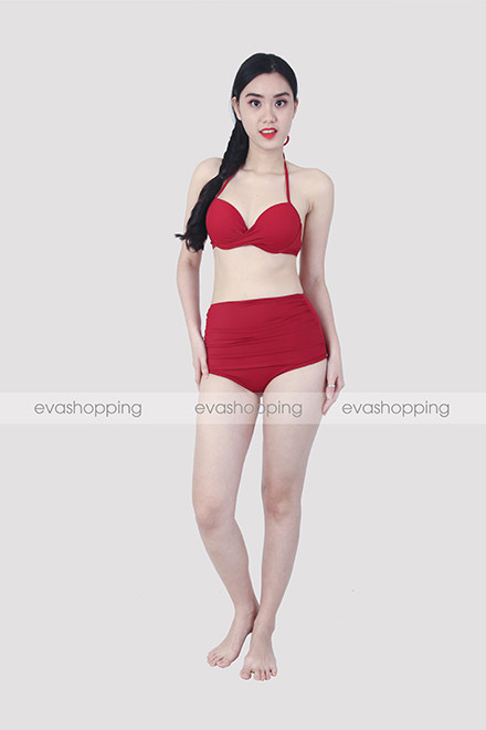 Bikini cạp cao cổ điển BKN349