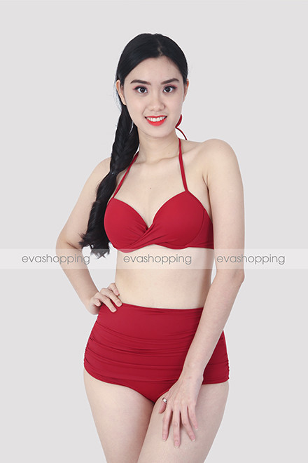 Bikini cạp cao cổ điển BKN349