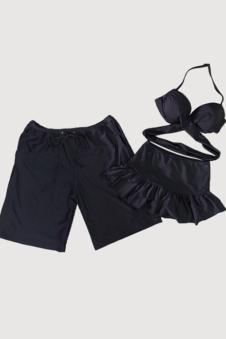 Đồ đôi đi biển yếm xinh QD83