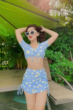 ĐỒ BƠI NỮ Bikini váy quần kín đáo đi tắm biển kiểu mới năm 2022 chính hãng  Youyou  Shopee Việt Nam