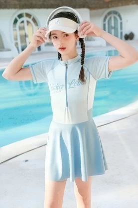 Đồ Bơi Bé Gái Liền Váy Chống Higher Level